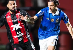 Vitória vence o Grêmio por 1 a 0 no Barradão e amplia distância da zona de rebaixamento