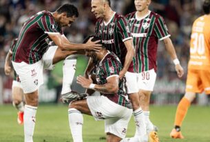 Fluminense vence Platense por 2 a 0 no Maracanã e leva vantagem para a volta das quartas da Libertadores