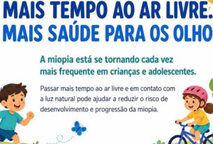 Oftalmologistas lançam cartilha e alertam para redução do tempo de telas e mais horas ao ar livre para crianças