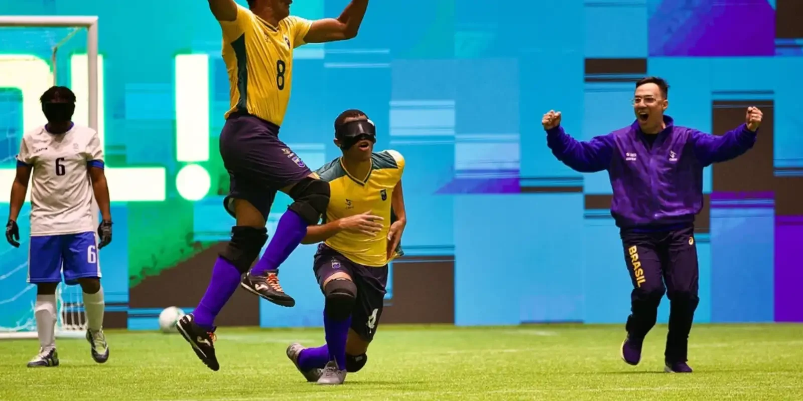Brasil é heptacampeão da Copa América de futebol de cegos ao vencer Colômbia por 3 a 0
