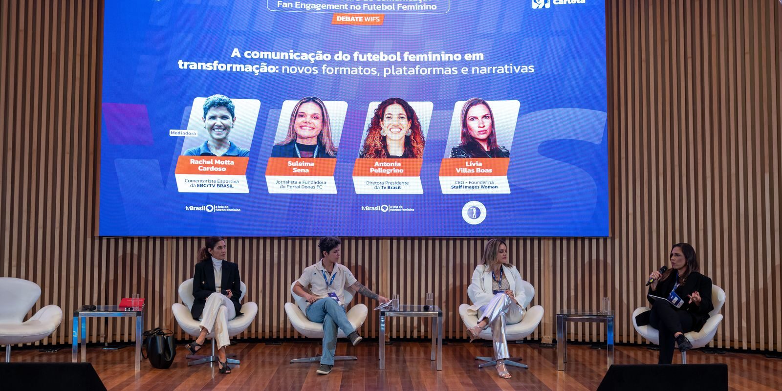 EBC apoia Wifs no Museu do Amanhã que discute avanço do futebol feminino a menos de um ano da Copa de 2027