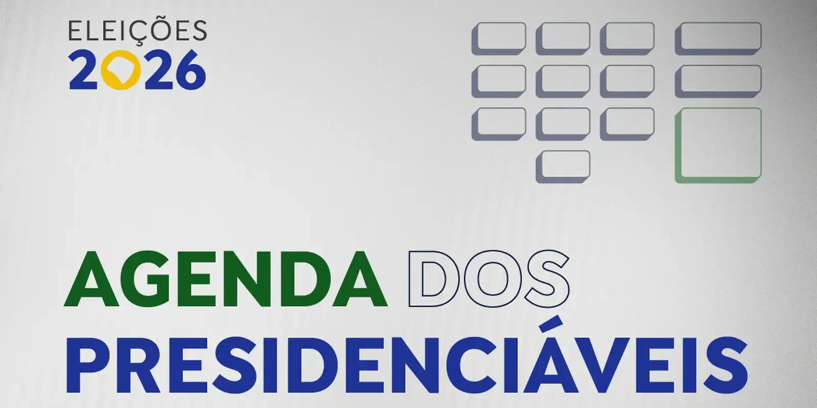 Agenda dos presidenciáveis para o fim de semana (19 e 20/09/2026)