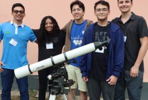 Biatriz Silva e mais quatro estudantes brasileiros vão à 19ª Olimpíada Internacional de Astronomia em Hanói (Vietnã)