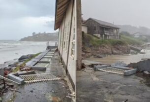 Tsunami meteorológico atinge litoral de SC: elevação súbita do mar e danos materiais em Laguna, Jaguaruna e Imbituba