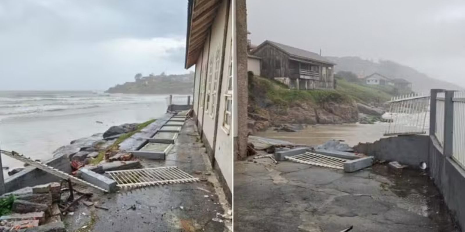 Tsunami meteorológico atinge litoral de SC: elevação súbita do mar e danos materiais em Laguna, Jaguaruna e Imbituba