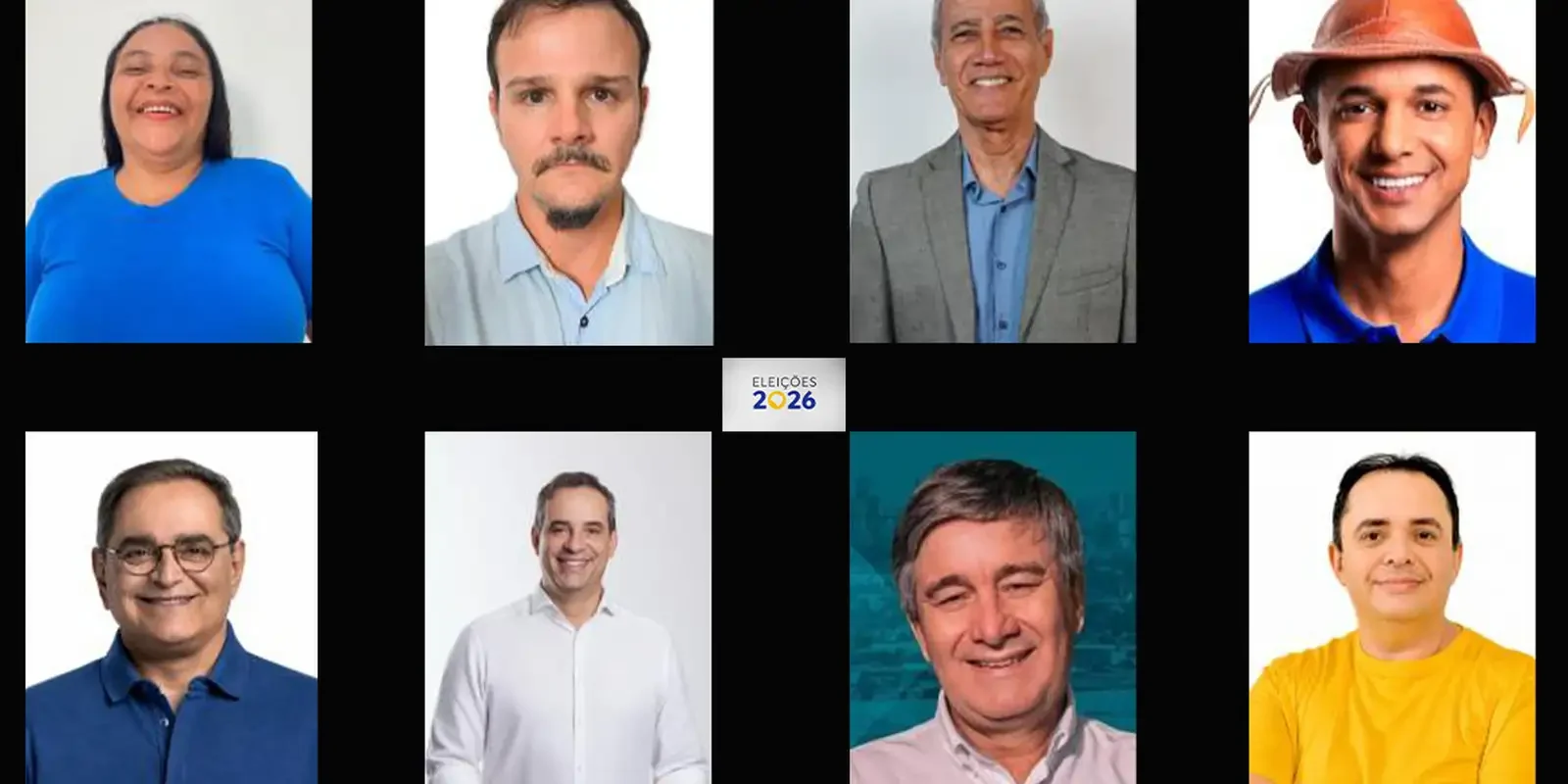 Eleições 2026: saiba quem são os oito candidatos ao governo do Rio Grande do Norte