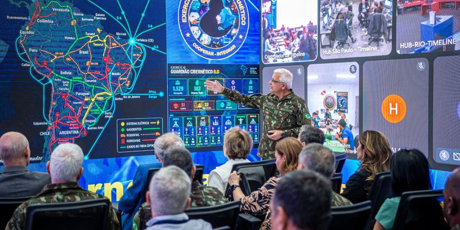 Exército realiza Guardião Cibernético 8.0 entre 21 e 25 de setembro para testar defesa digital às vésperas das eleições