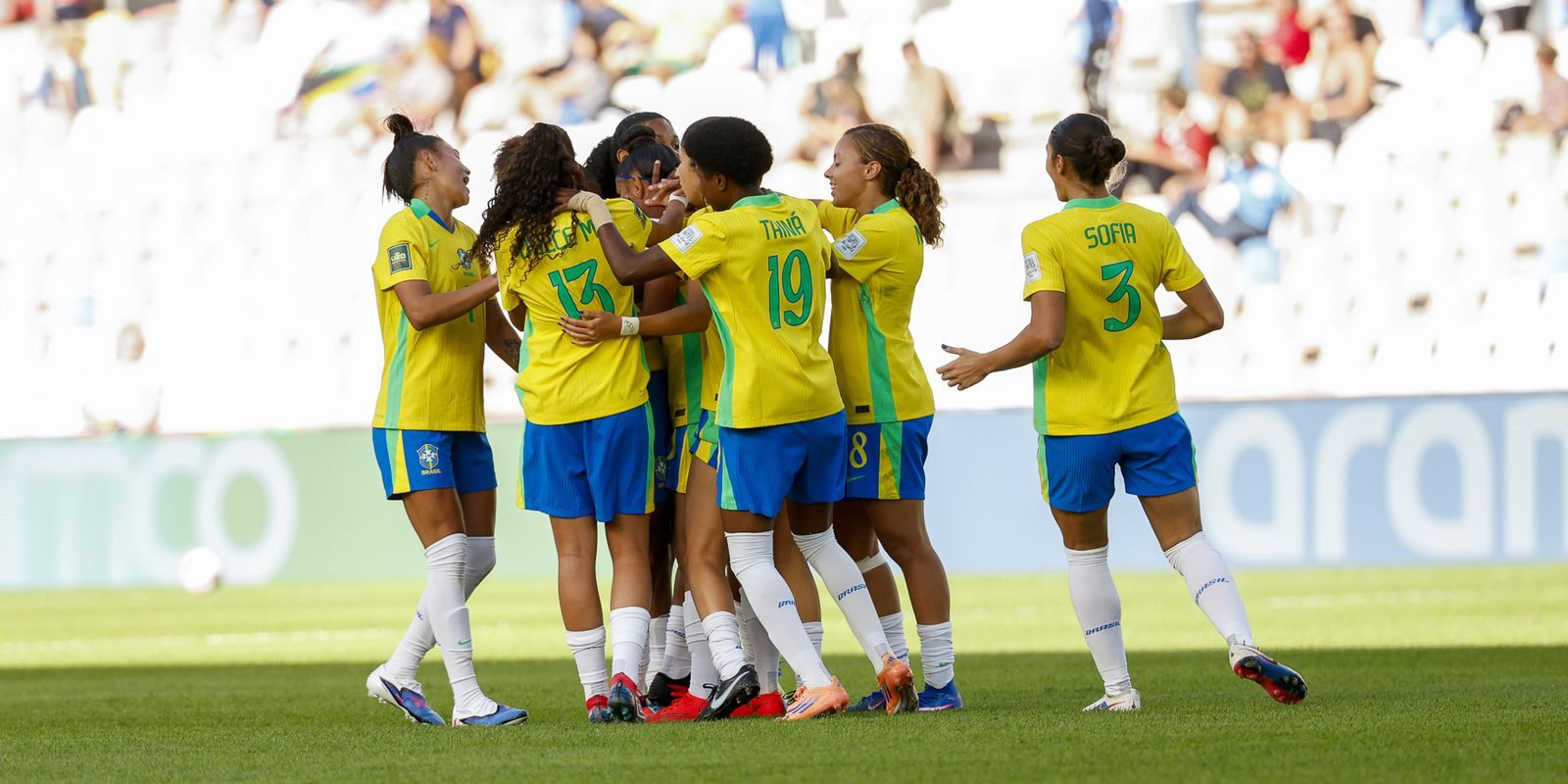 Brasil estreia com goleada: 4 a 1 sobre Tanzânia na Copa do Mundo Sub-20 Feminina