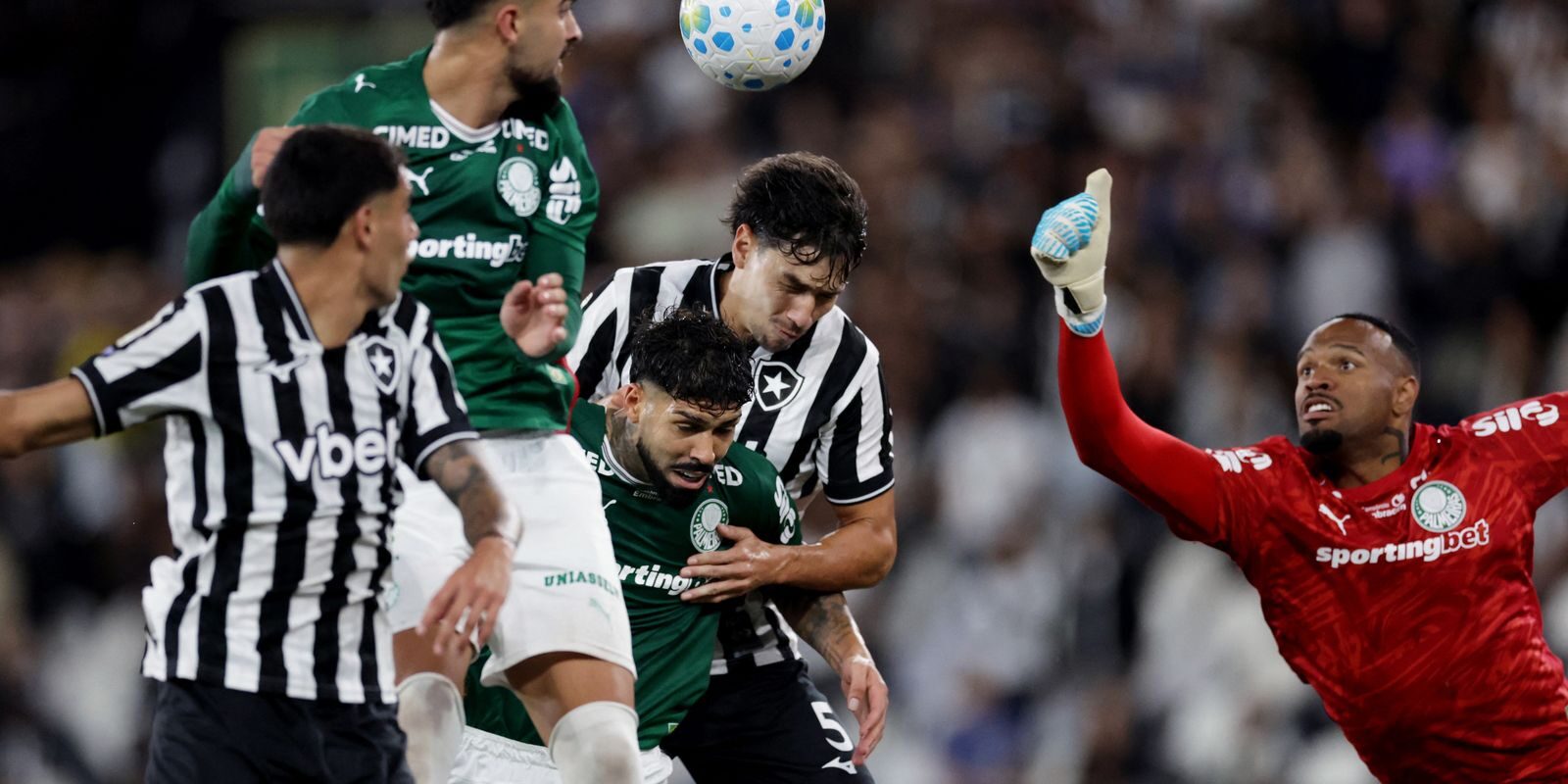 Botafogo segura Palmeiras no Nilton Santos em 0 a 0; Flamengo passa à liderança do Brasileirão