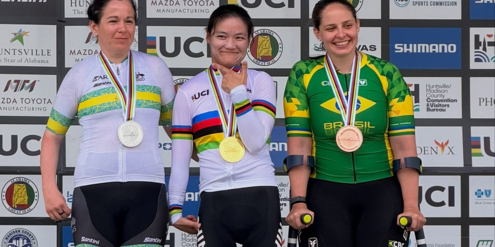 Brasil fecha Mundial de paraciclismo de estrada em Huntsville com cinco medalhas